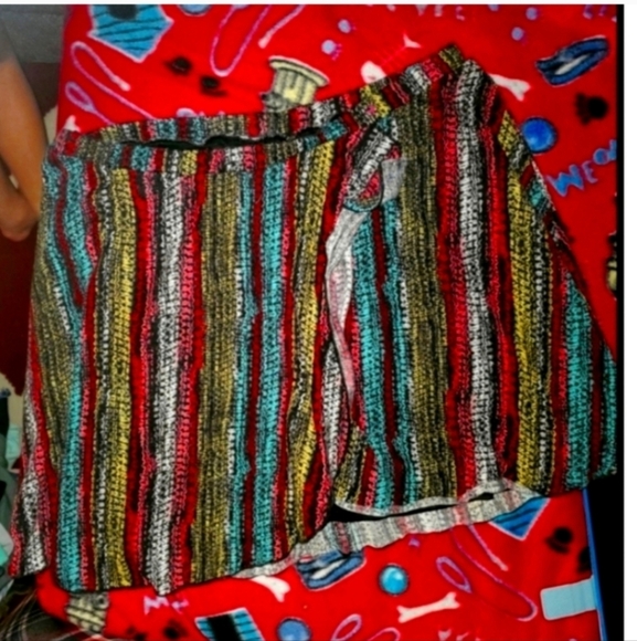 💋5/20 colorful mini skirt size large - Picture 1 of 2